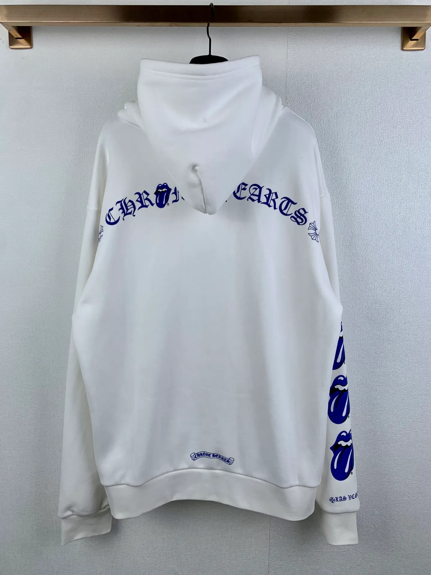 P470 Chrome Hearts hooded glue-printed sweatshirt jacket 380g cotton fleece sweatshirt material, 420g 1*1 matching high-end fashion brand rib fabric fermentation washing, glue printing, customized 1:1 hood rope, customized 1:1 zipper, customized 1:1 trademark, loose fit Size: S M L XL